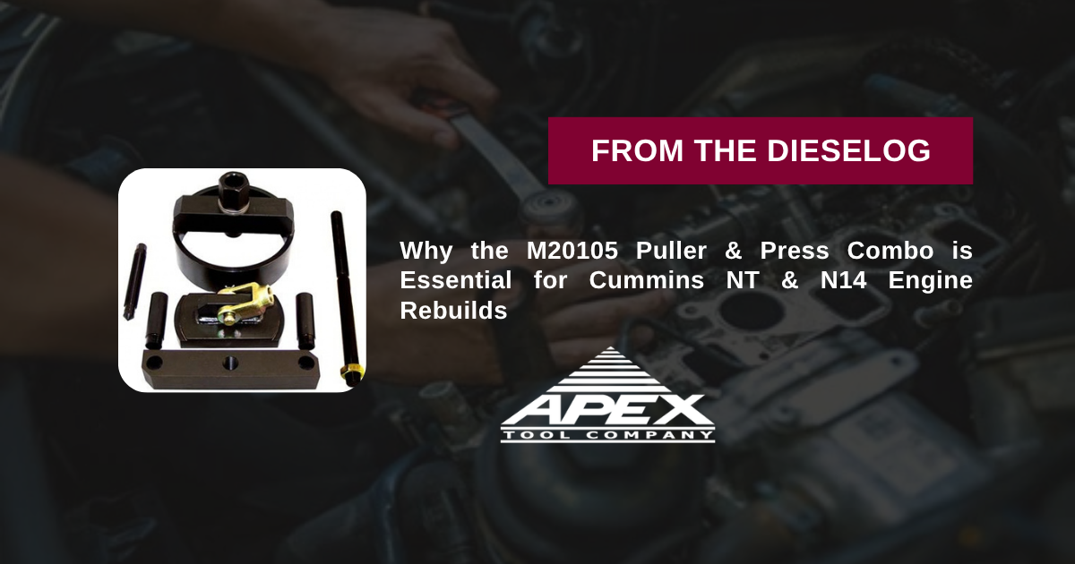 M20105 Cummins NT N14 Liner Puller Press Combo Cylinder Liner Service Tool